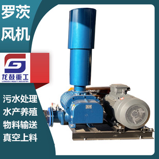 三叶罗茨风机4kw反洗曝气增氧机污水输送负压真空泵鼓风机厂家