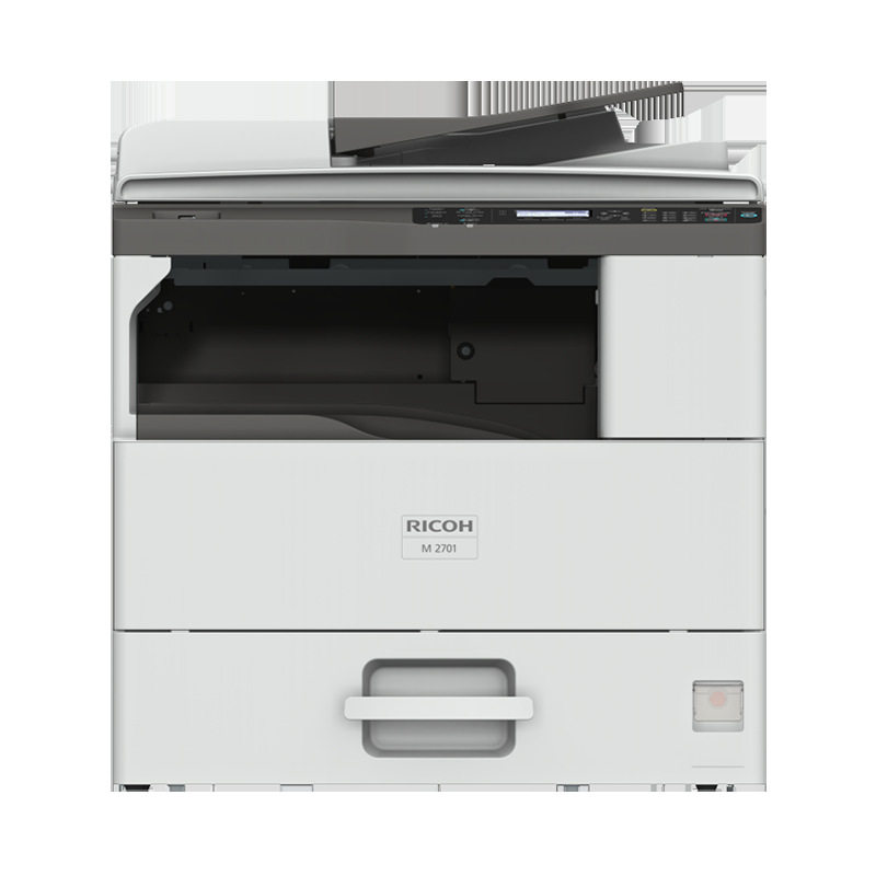 理光 M 2701 A3黑白27页/分钟 复印机 送稿器+三纸盒+网络+工作台