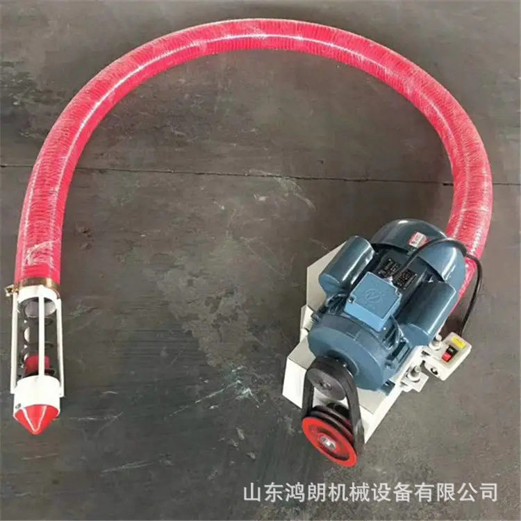 散粮倒运装车抽料机便携式家用软管吸粮机石灰粉螺旋抽粮机