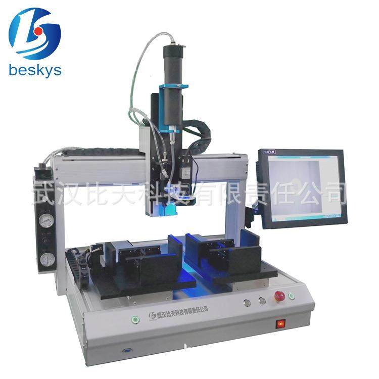 三轴精密点胶机视觉自动定位打胶机喇叭蜂鸣器USB数据线涂胶机