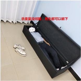 可储物凳箱放换鞋 凳收纳凳沙发凳子长条服装 店装 娃娃箱试鞋