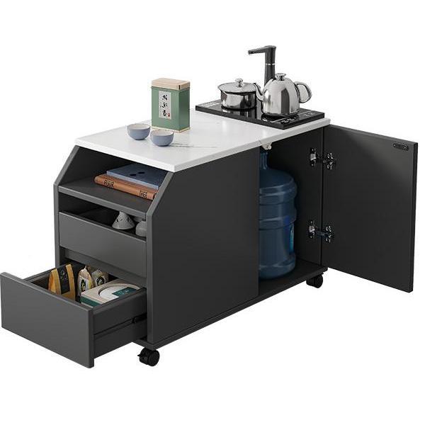 北欧轻奢简约现代客厅家用沙发边几侧边柜茶台桌收纳储物可移动柜