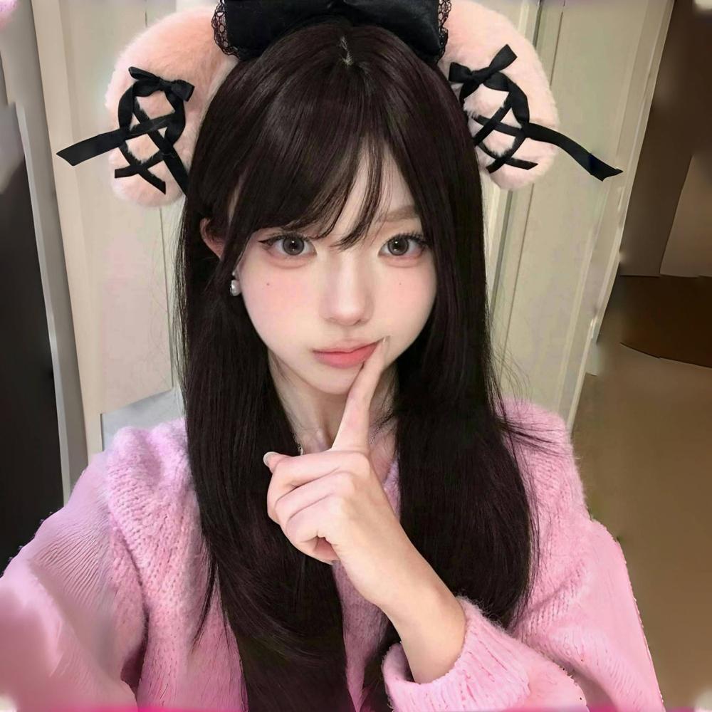 【日系妹妹】假发女长发长直发lolita层次发自然黑长直内扣全头套