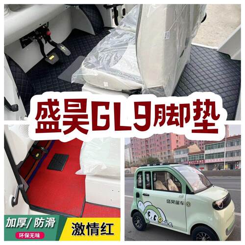 适用盛昊GL9电动三轮车脚垫专用丝圈防水防滑耐磨脚踏垫脚踩垫