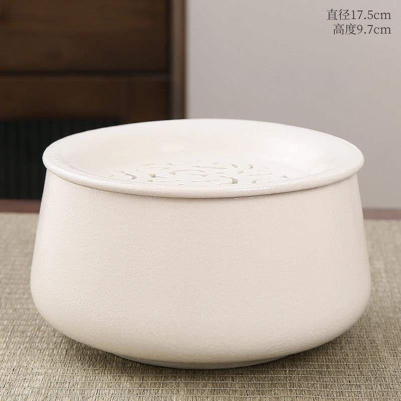 黑陶特大号茶桶茶渣缸水孟茶杯收纳缸茶盂洗茶器杯洗茶具用品大全
