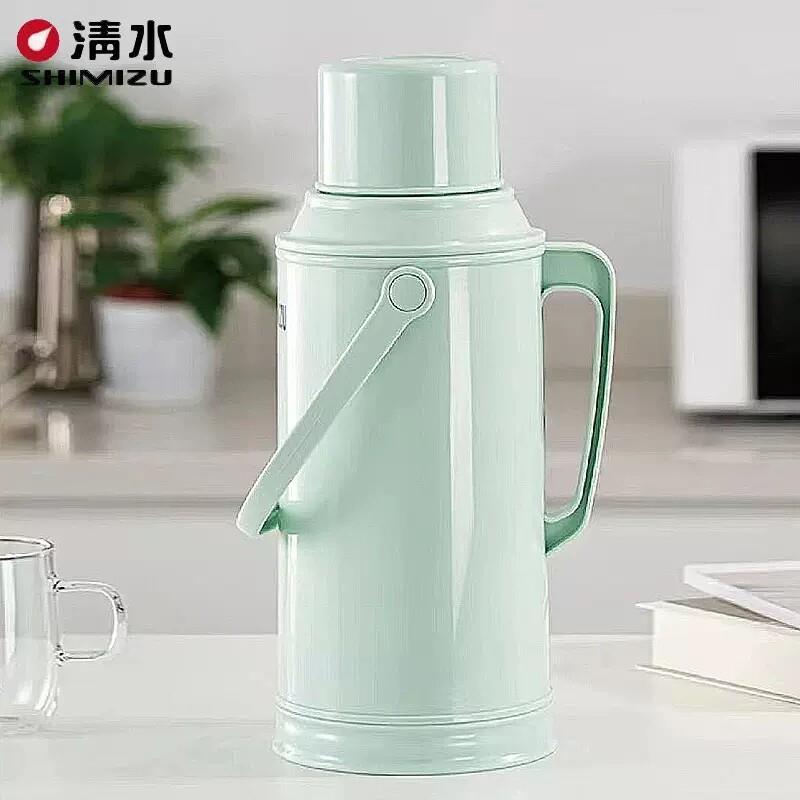 清水家用热水瓶学生宿舍大容量暖瓶传统老式木塞开 水瓶保温水壶