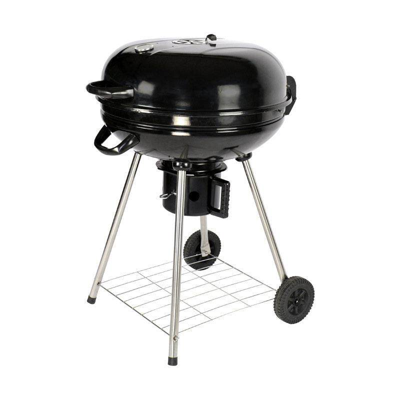 木炭烧烤炉 便携式户外BBQ篮球木炭烧烤焖烤炉豪华型露营野炊户外