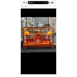 潮汕特色手工艺竹编小灯笼八仙桌虎狮花篮新年节日礼品摆件
