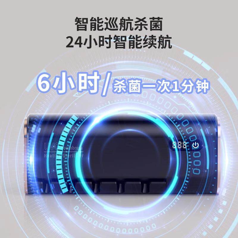 2025新款智能紫外线牙刷消毒器杀菌盒电动烘干免打孔牙杯置物架子