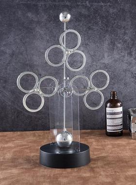 创意磁性摇摆仪器混沌摆不停永动机减压办公室桌面牛顿摆装饰摆件