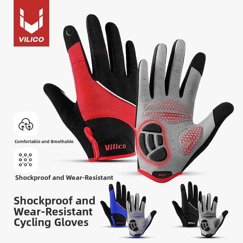 肯巴索洛的新抗磨损，减震，耐磨，触摸屏自行车手套，春季和夏季