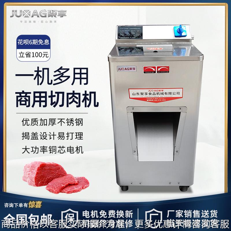 切肉机商用立式切肉片机电动不锈钢多功能鲜肉切片切丝碎肉机