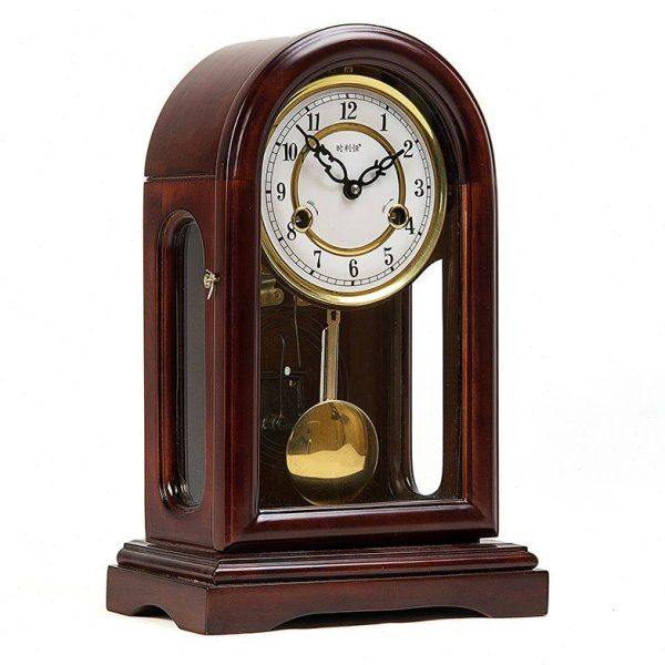 机械座钟欧式实木报时台钟中式全铜机芯客厅报时钟表仿古坐钟摆件,家居饰品,座钟,淘宝优惠券,粉丝福利购,淘宝优惠卷