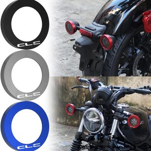 适用春风450CLC 250CLC改装前后转向灯装饰盖边缘保护框装饰罩壳