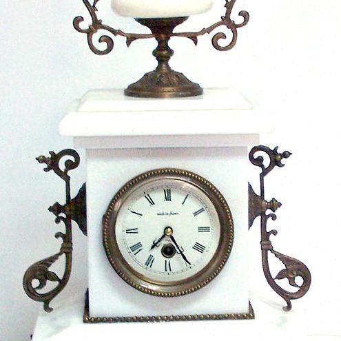 欧式仿古钟 机械座钟 壁炉摆设 古典家居 软装饰品 理石座钟