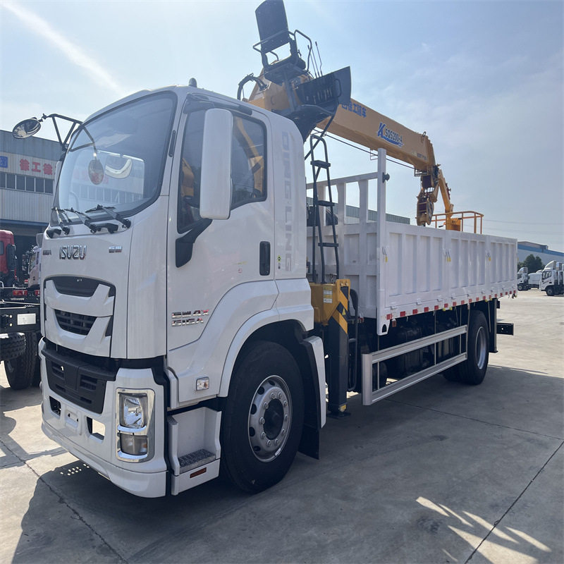 ISUZU12吨随车吊庆铃五十铃8吨货车随车起重运输车工程翻斗车