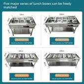 不锈钢304保温桌商业电加热保温汤池食堂烹饪餐桌快餐保温卡车