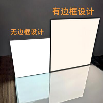 LED压克力侧光源导光板嵌入式奢石发光背板展示柜无边框超薄灯箱