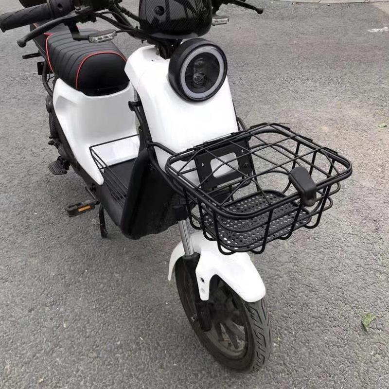 适用小牛电动车U系列金属带盖前筐US U1 UQi+ 前车篮菜筐改装配件