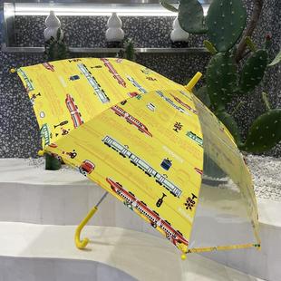 汽车飞机交通工具图案儿童安全童男童幼儿园大小号晴雨两用遮阳伞