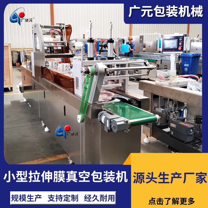 脆皮骨牛肋骨小型拉伸膜真空包装机 扇子骨全自动包装设备 保鲜