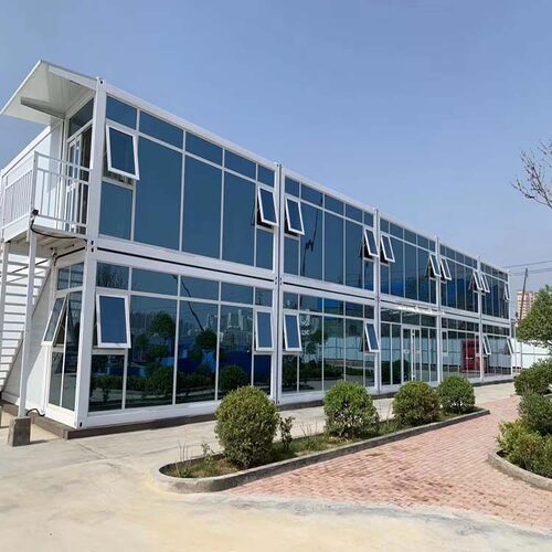 定制住人打包箱房 房公YJD-02用活动地板工临建宿舍库仓厂家可移