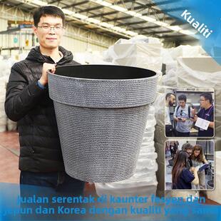 花盆家用塑料彷石特大号轻奢高级感户外庭院盆栽种树加厚耐用树脂