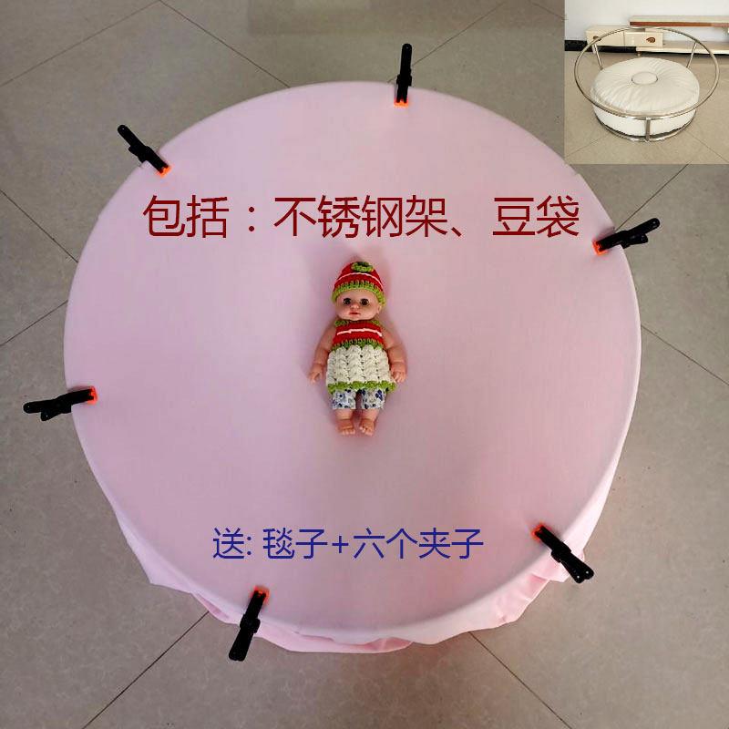 新生儿拍摄台摄影豆袋儿童背景架照相馆婴儿拍照道具宝宝 满月 百