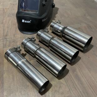 汽车排气管改装不锈钢材质连接安装转接头变径加长尾喉定制专用