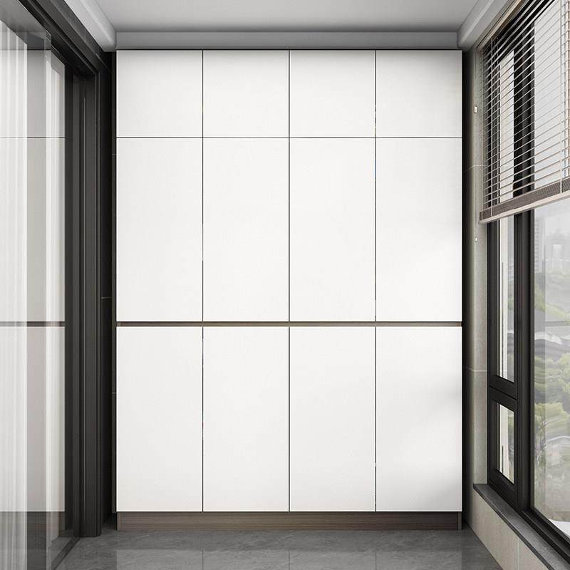 实木阳台柜收纳柜防晒防水家用靠墙落地储物置多层大容量杂物柜子,住宅家具,飘窗柜,淘宝优惠券,粉丝福利购,淘宝优惠卷