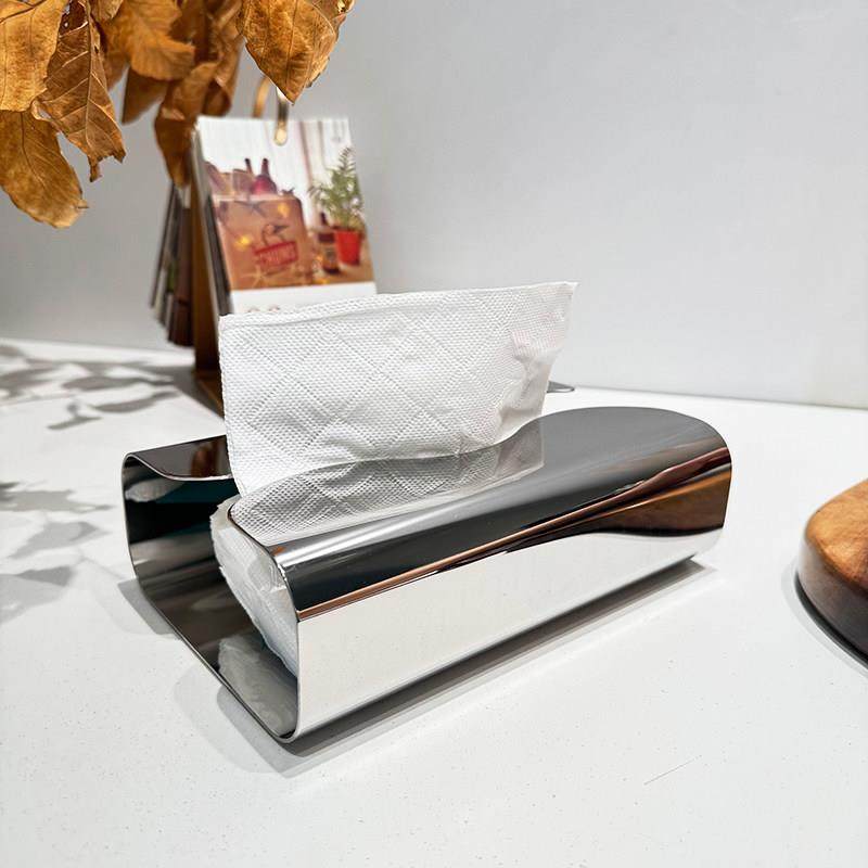 轻豪华304不锈钢纸巾盒创意纸巾存储盒斯堪的纳维亚简单的家庭客,收纳整理,纸巾盒,淘宝优惠券,粉丝福利购,淘宝优惠卷