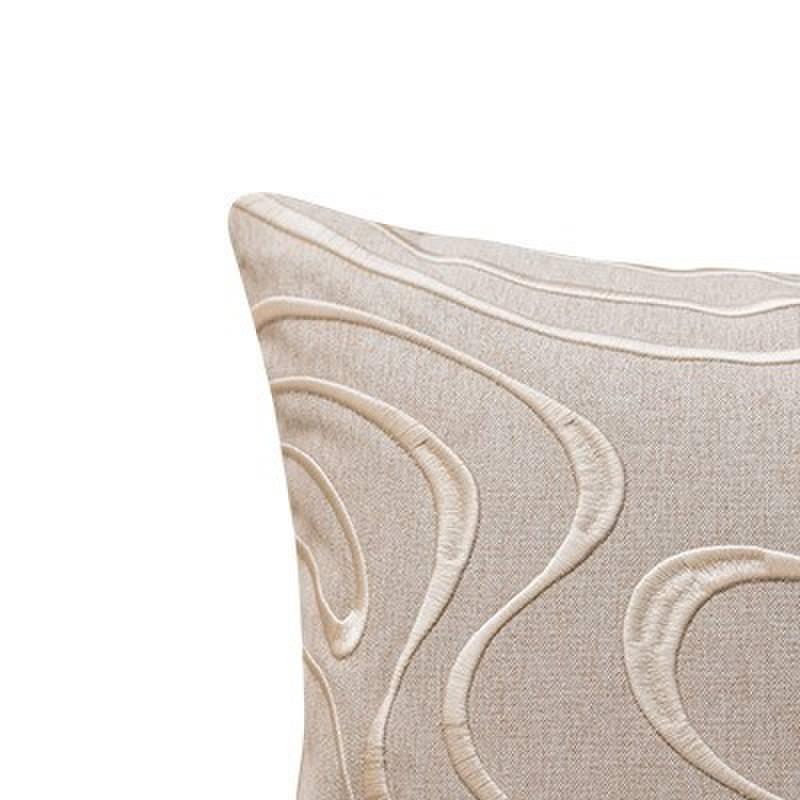 居言新中式客厅沙发抱枕套现代简约设计师靠枕床头靠垫床上靠背咖