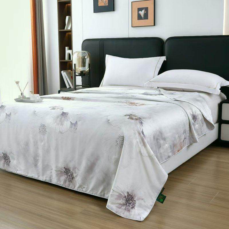 无季·乐享！天丝棉桑蚕丝真丝可水洗数码印花夏凉被！空调被！