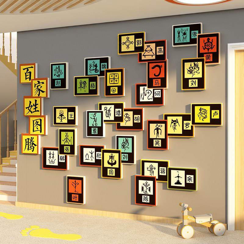 百家姓幼儿园墙面装饰环创主题半成品材料教室布置文化走廊创意贴,家居饰品,软装墙贴,淘宝优惠券,粉丝福利购,淘宝优惠卷