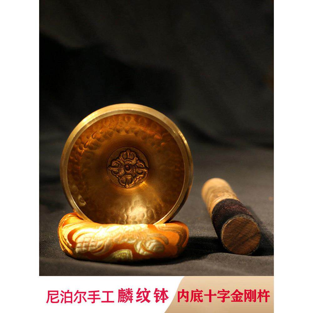 尼泊尔唱碗小佛音碗手工佛音碗瑜伽冥想冥想铜碗藏铜编钟装饰品
