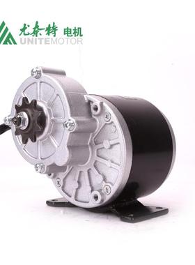 电机永磁直流减速有刷电机农机发电机250W24V36VMY1016Z2