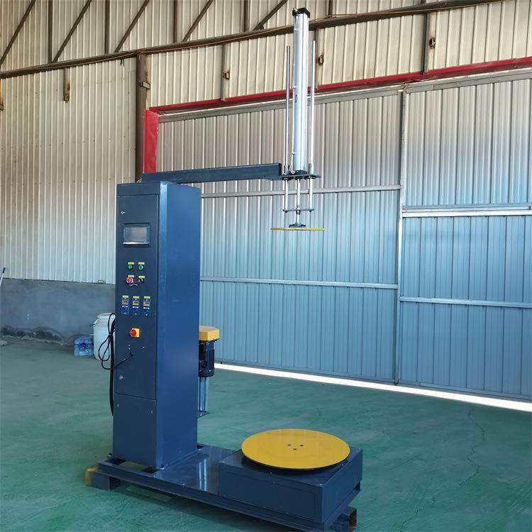 无纺布缠绕膜机全自动薄膜裹包机立式圆桶布卷小型缠膜机,五金/工具,升降台,淘宝优惠券,粉丝福利购,淘宝优惠卷