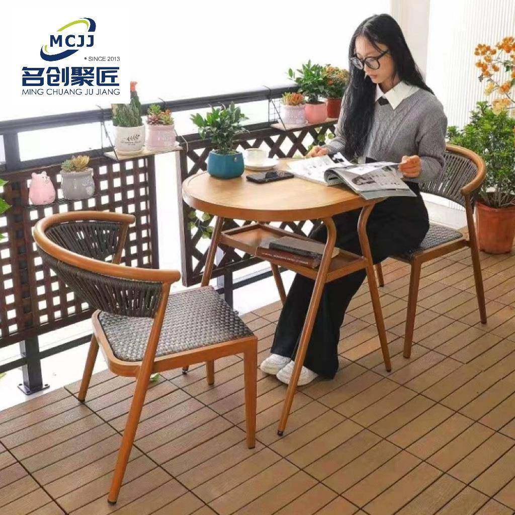 阳台桌椅休闲茶桌三件套组合家用书桌椅藤编椅子花园室外桌椅组合,商业/办公家具,商用藤编家具,淘宝优惠券,粉丝福利购,淘宝优惠卷