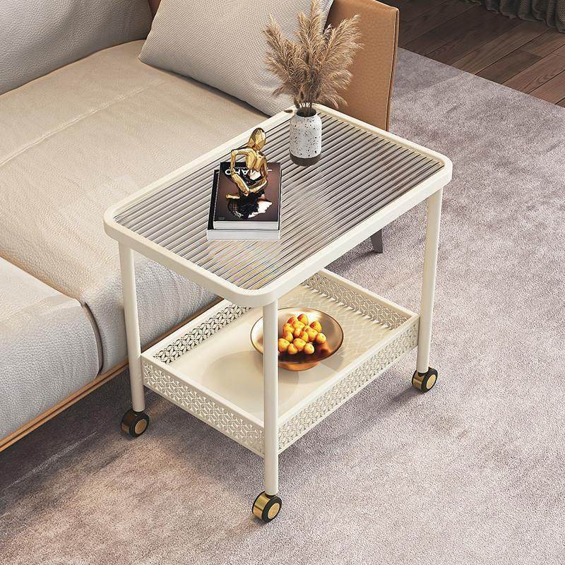 北欧玻璃可移动沙发边几简约现代方角几轻奢床头侧边柜茶几小推车,住宅家具,角几/边几,淘宝优惠券,粉丝福利购,淘宝优惠卷