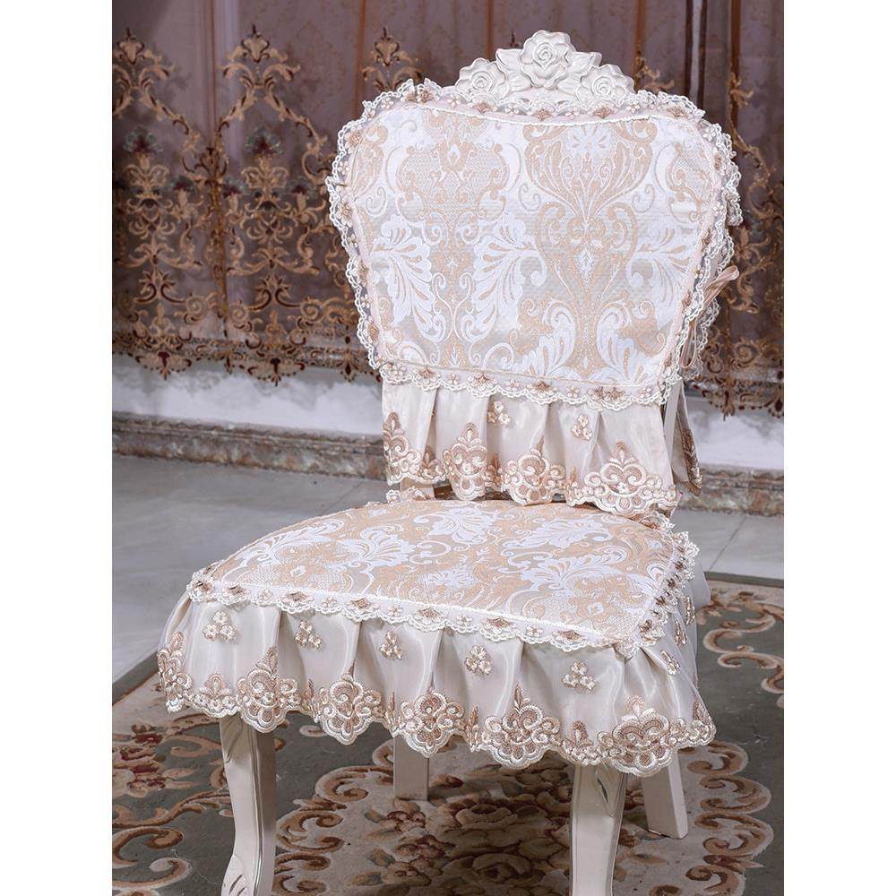 欧式餐椅垫垫子坐垫家用红木家具座椅垫四季通用高档奢华椅套定做