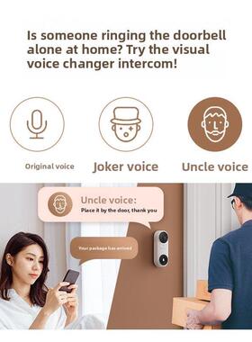 萤石监控摄像头免插电摄影家用手机远程可视门铃电子猫眼CP3 LITE