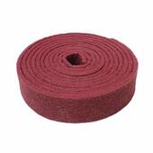 红百洁布7447工业百洁布尼龙片不锈钢拉丝布除锈清洁厨房去污红卷