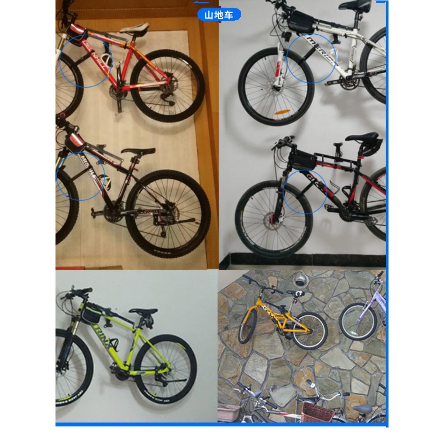 自行车挂架高强度墙挂室内家庭自行车山地自行车公路自行车展示停