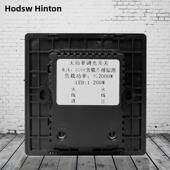 黑色无级调光开关旋钮86型照明2000W超高功率可控硅调光开关