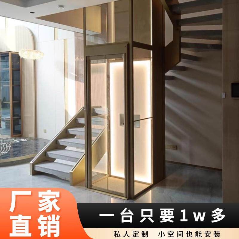 家用电梯别墅电梯二三层小型室内四五层液压曳引复式家用别墅电梯