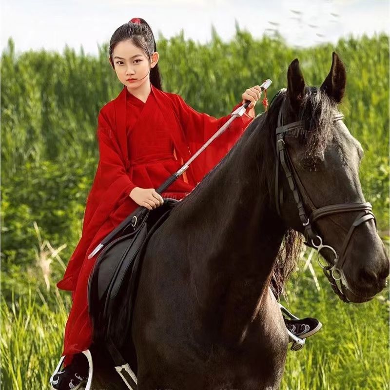 汉服女童花木兰中国风儿