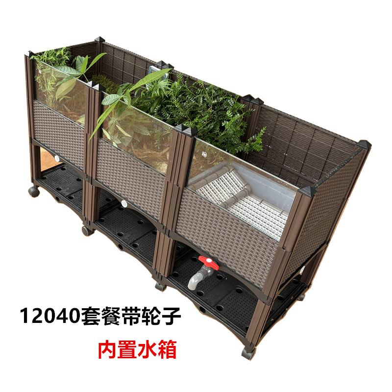 缘友之家黄缘龟专用缸 黄缘闭壳龟生态饲养殖箱 半水陆龟环境打造