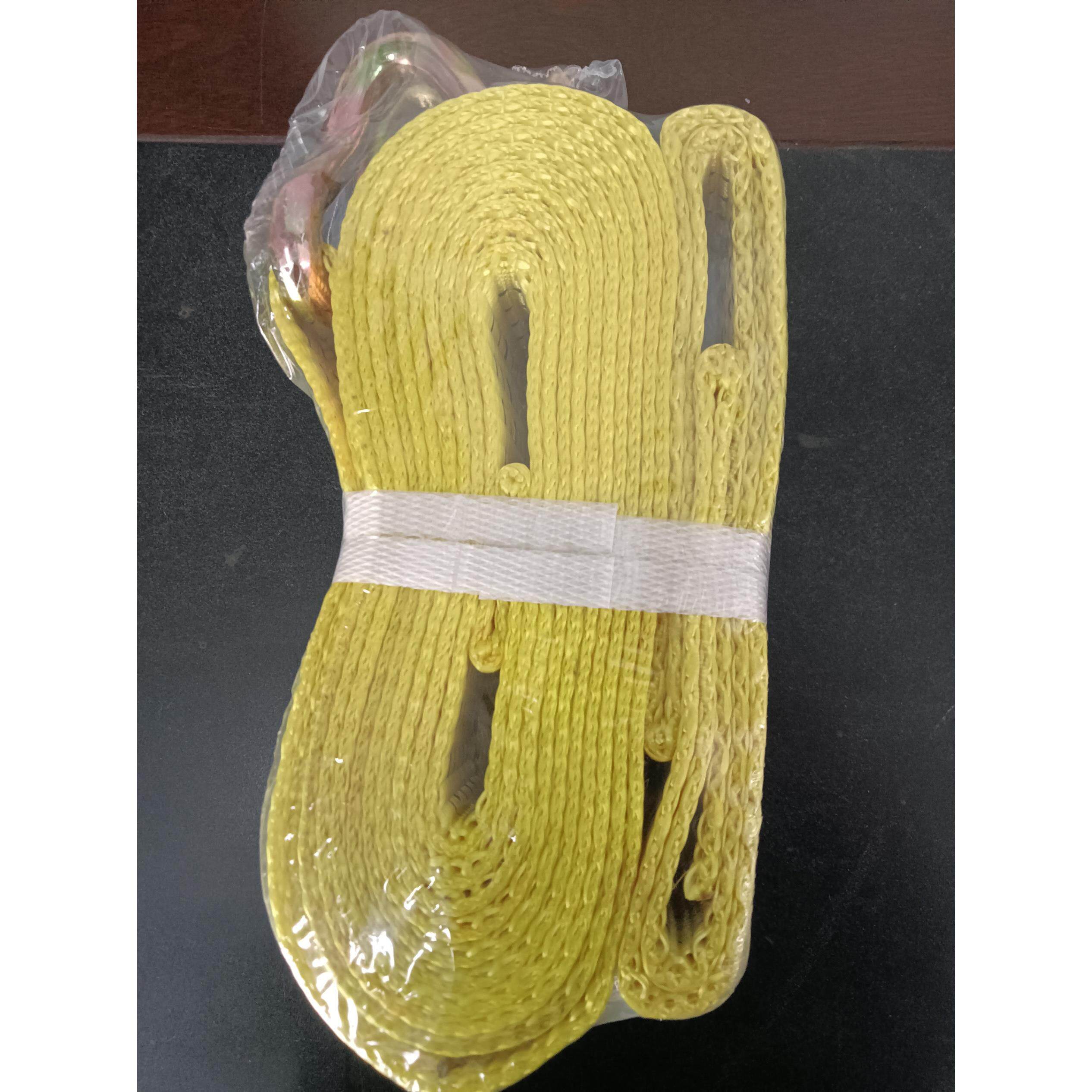 粤海清障车救援推车专用绑带7吨9吨拉力轮胎固定捆绑带紧绳器