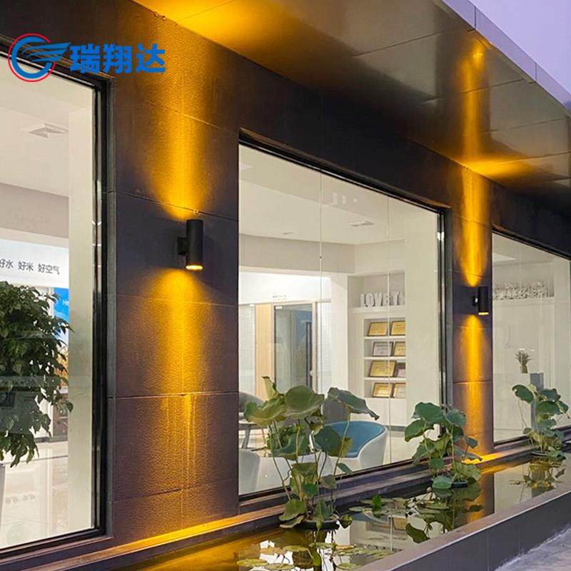 led户外壁灯 双头外墙上下室外射灯中式过道楼梯柱子别墅庭院防水,家装灯饰光源,户外壁灯,淘宝优惠券,粉丝福利购,淘宝优惠卷