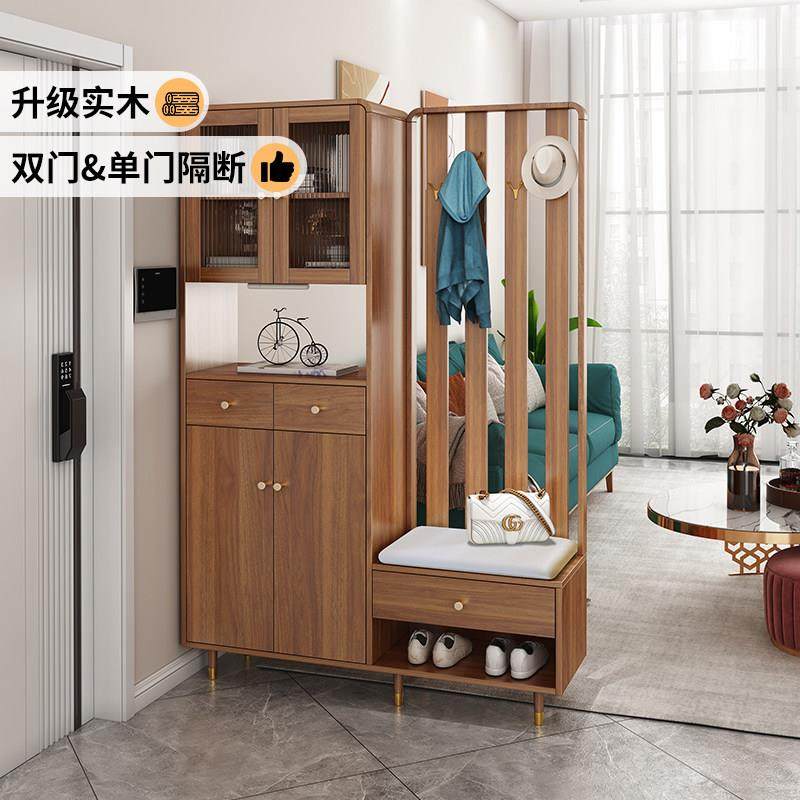 入户实木玄关柜鞋柜一体客厅隔间柜简约现代门厅屏风柜正对门新款,住宅家具,门厅/玄关柜/玄关架,淘宝优惠券,粉丝福利购,淘宝优惠卷